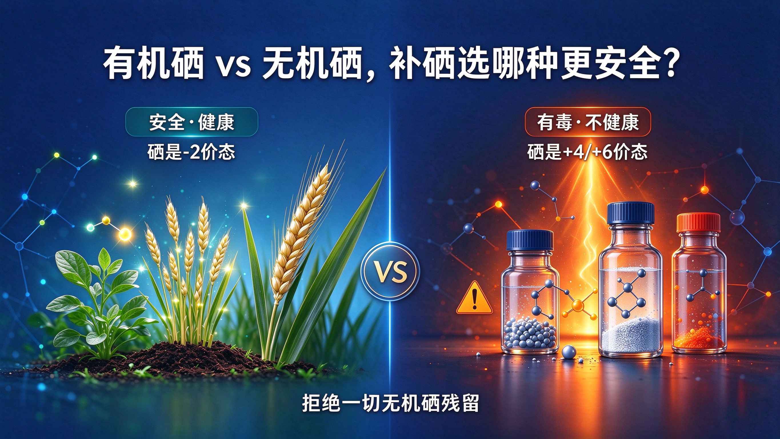有机硒和无机硒有啥区别？补硒选哪种更安全？